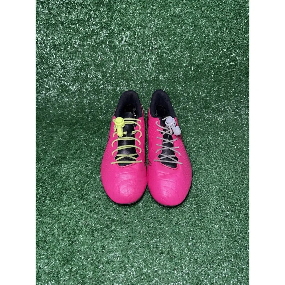 Nike Tiempo‎ Legend Club FG Kids Size 6Y Pink Black Soccer Cleats DV4352-600